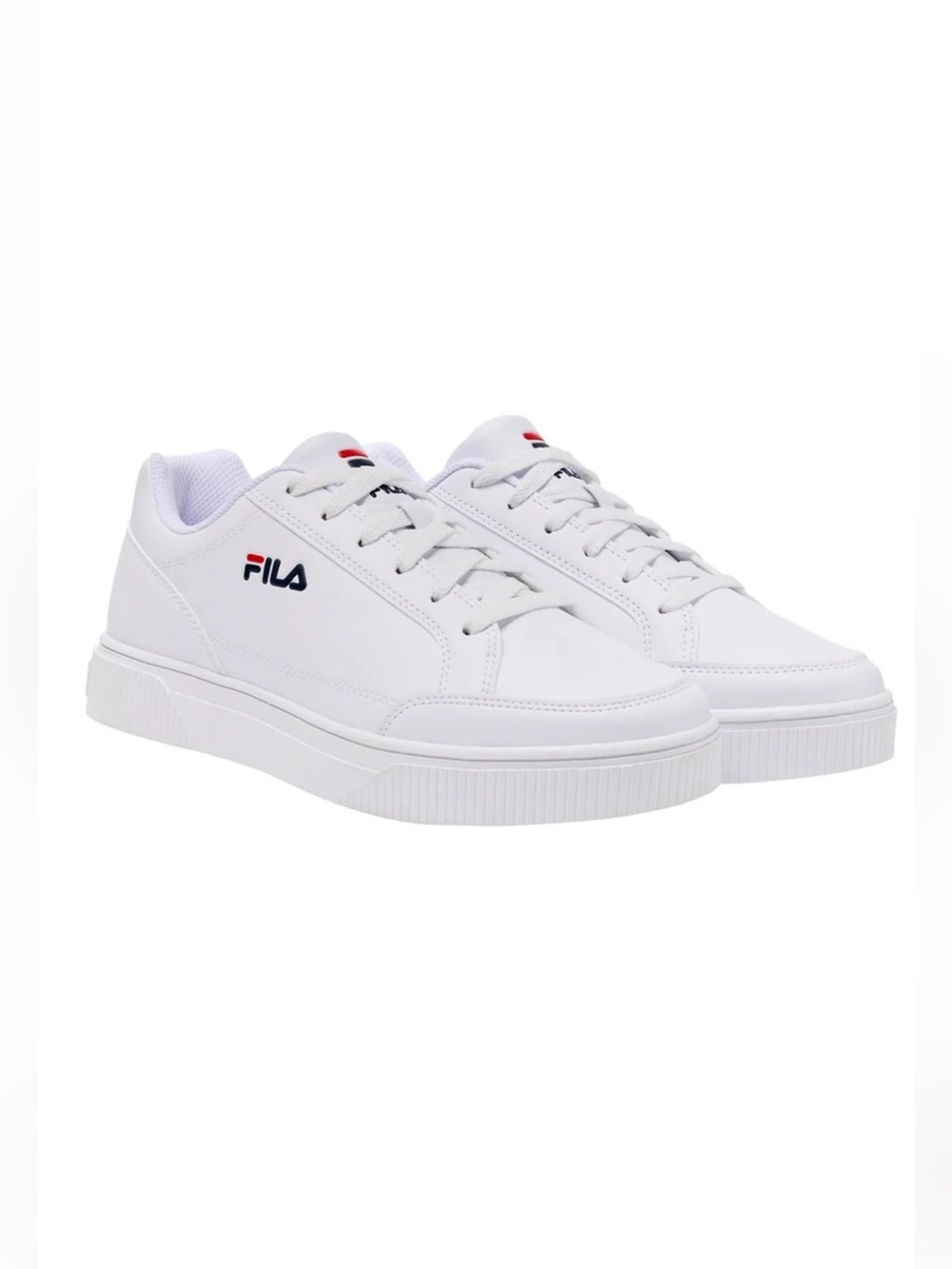 Fila Unlock Court Shoe white synthetic upper lace up athletic sneaker runners 10
